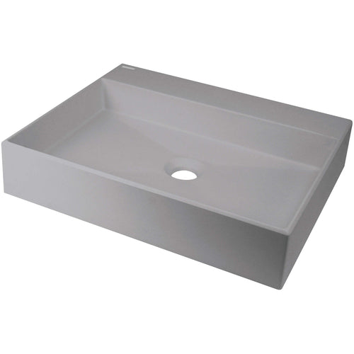 Lavoar din granit, blat, cu gaură pentru baterie - 500x400 mm, Deante