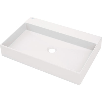 Lavoar din granit, blat, cu gaură pentru baterie - 60x40 cm, Deante
