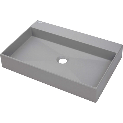 Lavoar din granit, blat, cu gaură pentru baterie - 60x40 cm, Deante