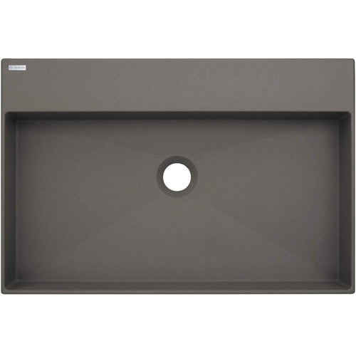 Lavoar din granit, blat, cu gaură pentru baterie - 60x40 cm, Deante