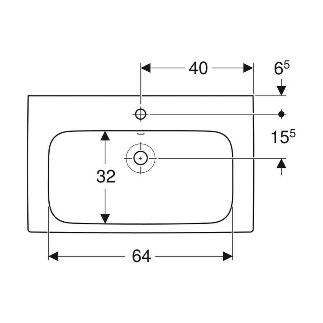 LAVOAR GEBERIT MODO 80 CM