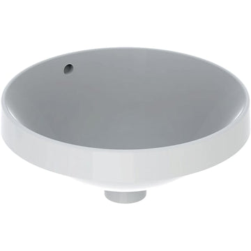 LAVOAR ÎNCORPORAT GEBERIT VARIFORM, ROTUND D-40CM, PREAPLIN VIZIBIL, GLAZURAT ALB