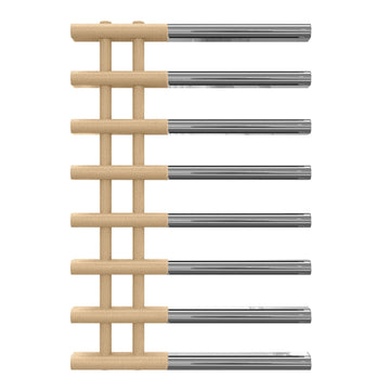 Calorifer baie portprosop decorativ cromat + vopsit 500/736 mm LINX MIXT (include kit de instalare)