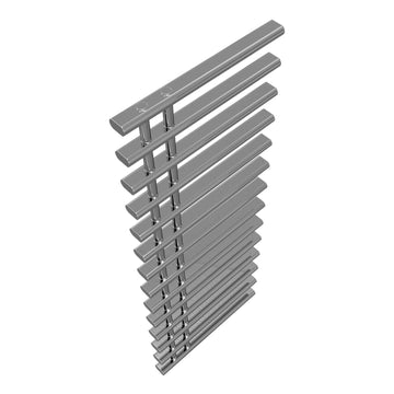 Calorifer baie portprosop decorativ cromat 500/1336 mm LINX (include kit de instalare)