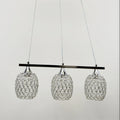 LUSTRA CRISTAL CU LED 15W COD 2695/3 LUMINA RECE 6500K