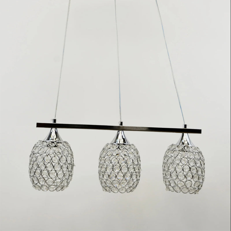 LUSTRA CRISTAL CU LED 15W COD 2695/3 LUMINA RECE 6500K