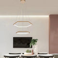 LUSTRA CU LED FARA TELECOMANDA LUMINA NEUTRA YDH11/40+60 GOLD
