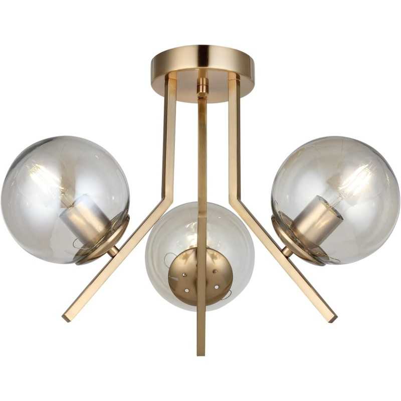Lustra Gold cu 3 Golb Titan 3xE27 maxim 60W x3