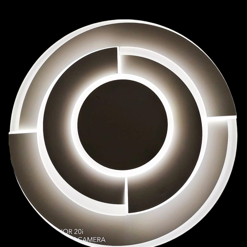 Lustra LED 130W cu Telecomanda wifi D48cm 2.4G lumina/rece/calda/neutra intensitate reglabila