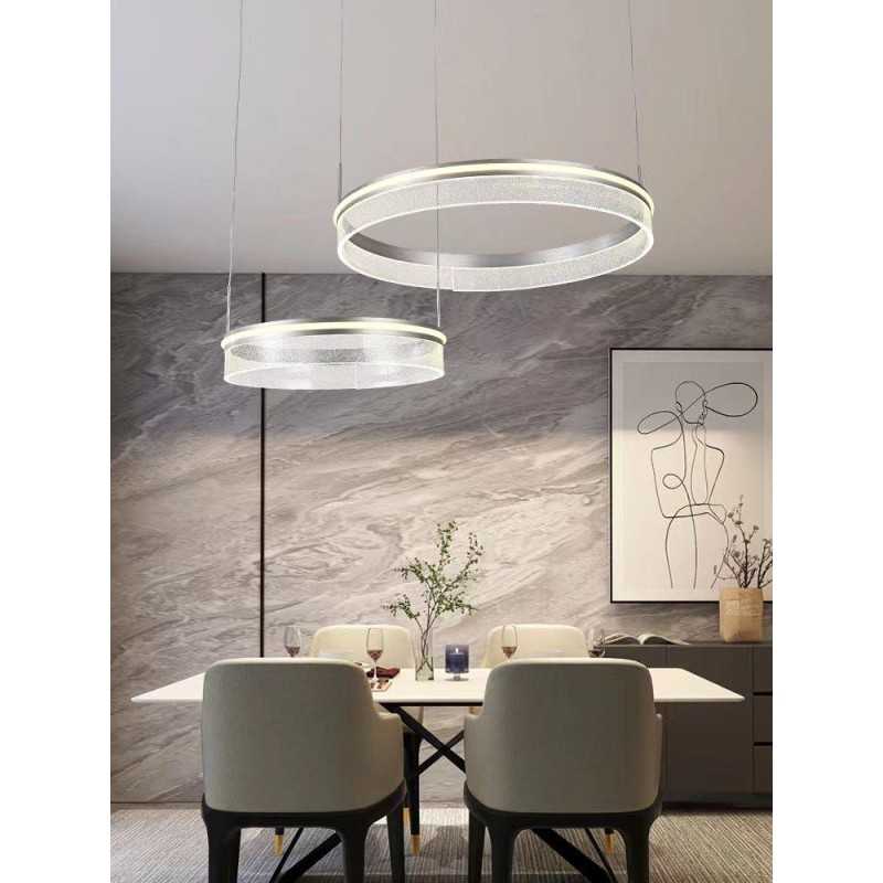 Lustra LED 240W cu Telecomanda wifi 2.4G lumina/rece/calda/neutra intensitate reglabila