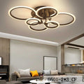 Lustra LED 6 cercuri Maro cu Telecomanda wifi 2.4G cu lumina/rece/calda/neutra intensitate reglabila