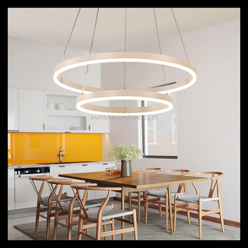 Lustra LED Alb 2cecuri cu Telecomanda wifi 2.4G lumina/rece/calda/neutra intensitate reglabila