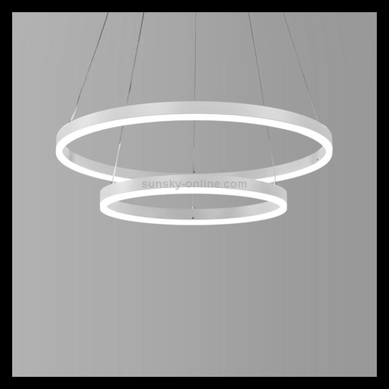 Lustra LED Alb 2cecuri cu Telecomanda wifi 2.4G lumina/rece/calda/neutra intensitate reglabila