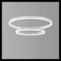 Lustra LED Alb 2cecuri cu Telecomanda wifi 2.4G lumina/rece/calda/neutra intensitate reglabila