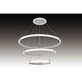 Lustra LED Alb cu 3 Cercuri 40cm+60cm+80cm Telecomanda wifi 2.4G cu lumina/rece/calda/neutra intensitate reglabila