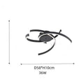 Lustra LED Alb cu Telecomanda wifi 2.4G lumina/rece/calda/neutra intensitate reglabila
