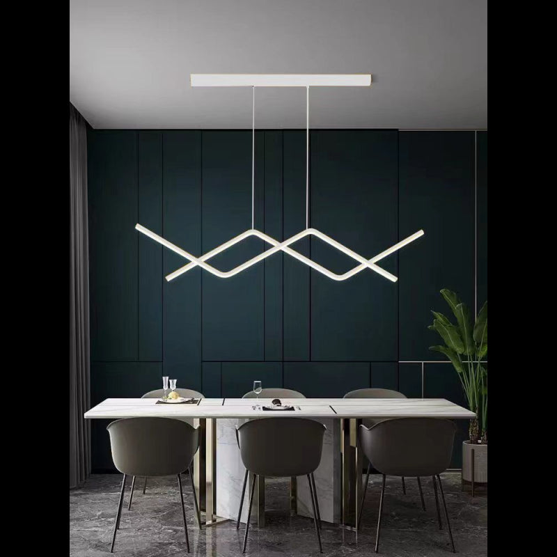 Lustra LED Alb Minimalist cu Telecomanda wifi 2.4G lumina/rece/calda/neutra intensitate reglabila