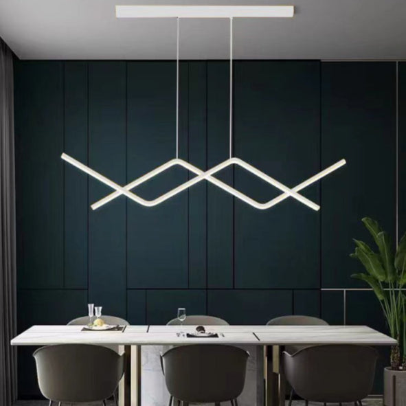 Lustra LED Alb Minimalist cu Telecomanda wifi 2.4G lumina/rece/calda/neutra intensitate reglabila