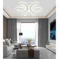 Lustra LED Alba cu Telecomanda wifi 2.4G cu 3 functii lumina/rece/calda/neutra