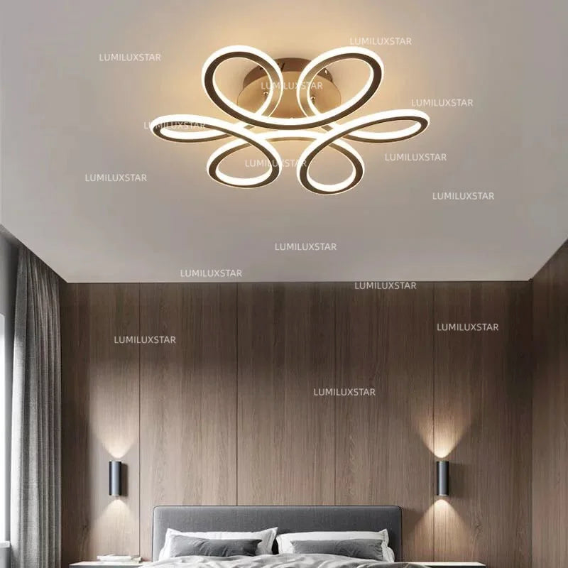 Lustra LED Alba cu Telecomanda wifi 2.4G cu 3 functii lumina/rece/calda/neutra