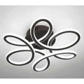 Lustra LED Black cu Telecomanda wifi 2.4G cu 3 functii lumina/rece/calda/neutra