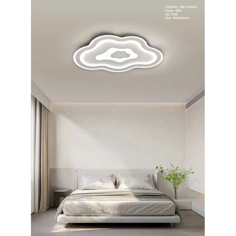 Lustra LED Clouds cu Telecomanda wifi 2.4G cu lumina/rece/calda/neutra intensitate reglabila