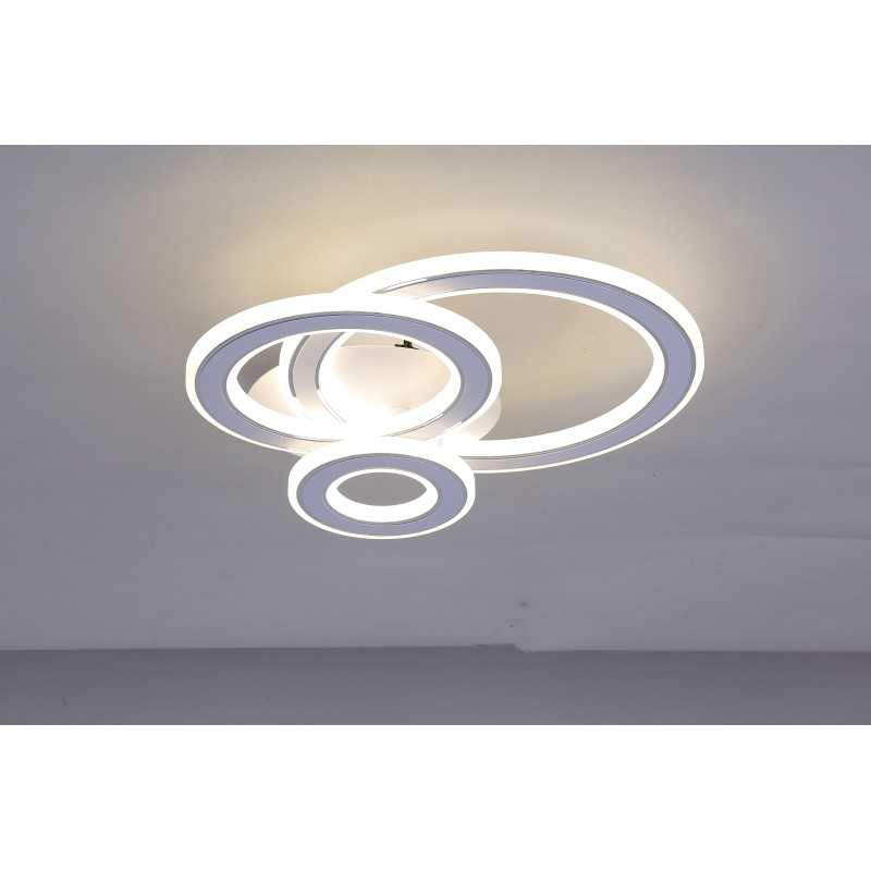 Lustra LED cu 3 functii 52W lumina calda/rece/neutra