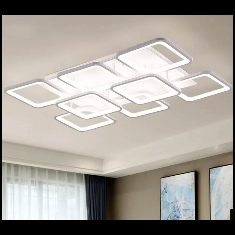 Lustra LED cu Telecomanda 256W wifi 2.4G cu lumina/rece/calda/neutra intensitate reglabila