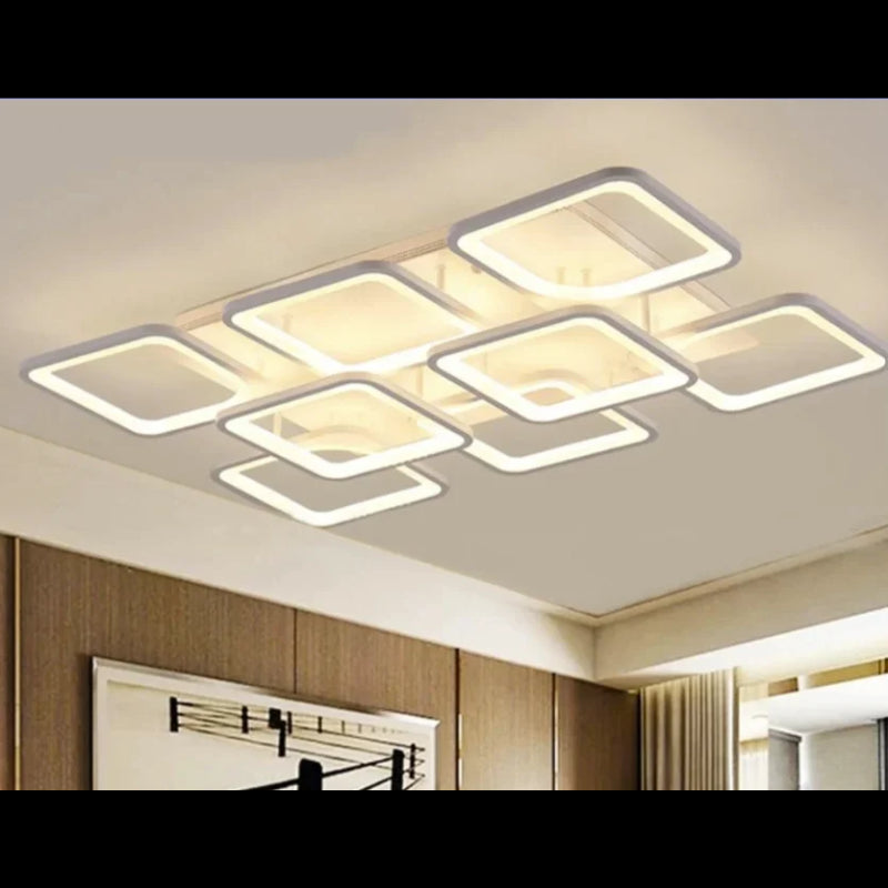 Lustra LED cu Telecomanda 256W wifi 2.4G cu lumina/rece/calda/neutra intensitate reglabila