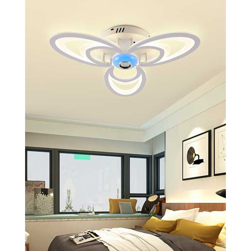 LUSTRA LED CU TELECOMANDA MP3 Bluetooth Muzica