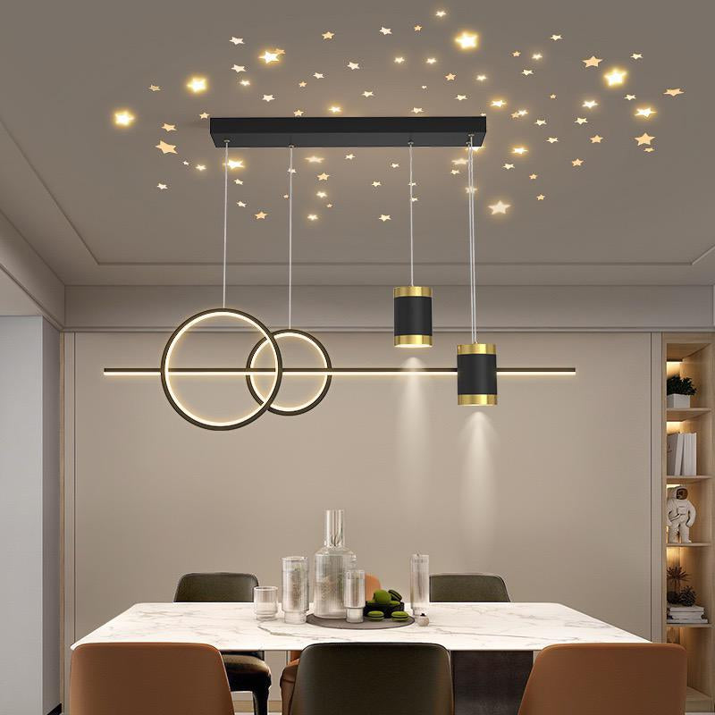 Lustra LED cu Telecomanda Proiector Starry Night wifi 2.4G lumina/rece/calda/neutra intensitate reglabila
