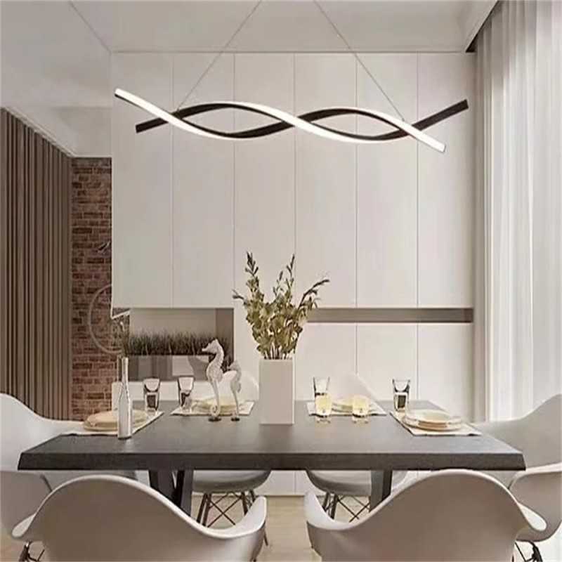 Lustra LED cu Telecomanda wifi 115cm 2.4G lumina/rece/calda/neutra intensitate reglabila