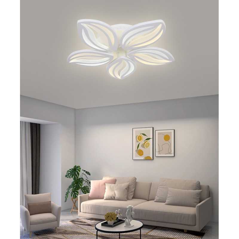 Lustra LED cu Telecomanda wifi 2.4G lumina/rece/calda/neutra intensitate reglabila