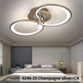 Lustra LED Culoare Sampanie Argintie cu Telecomanda wifi 2.4G umina/rece/calda/neutra intensitate reglabila