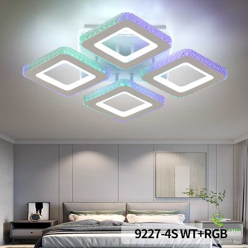 Lustra LED Digital Smart cu Telecomanda wifi 2.4G lumina/rece/calda/neutra intensitate reglabila