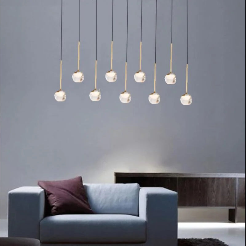 Lustra LED Gold Bila 36W lumina neutra