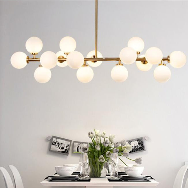 Lustra LED Gold Modern Nordic Pendant Lights Ball