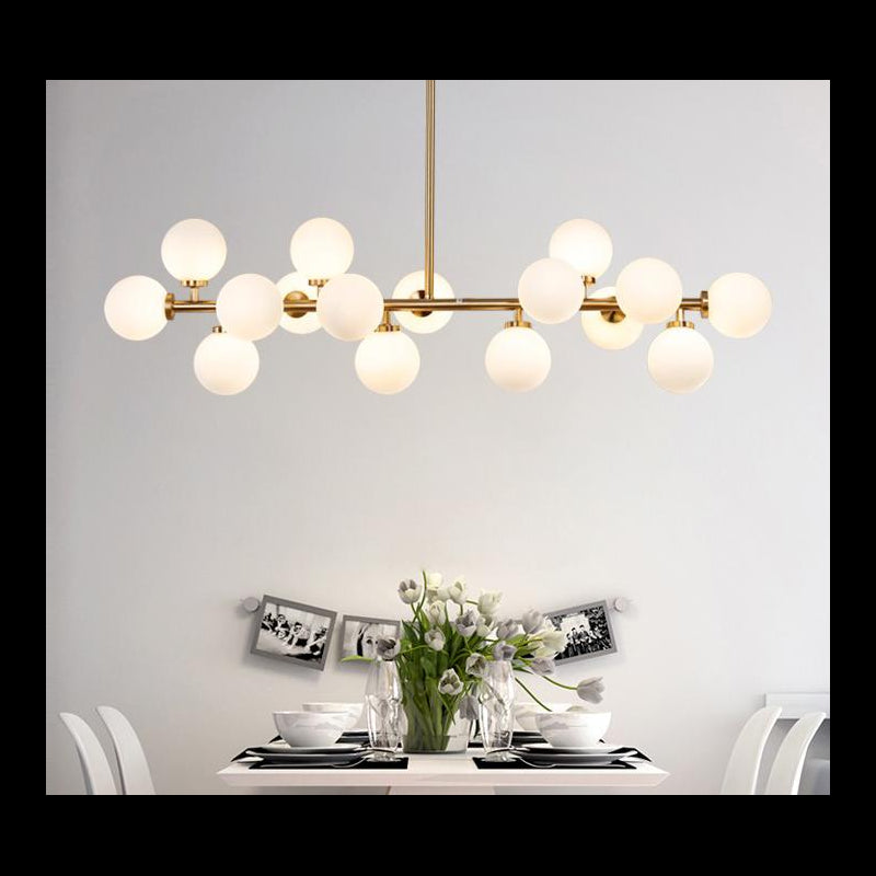Lustra LED Gold Modern Nordic Pendant Lights Ball