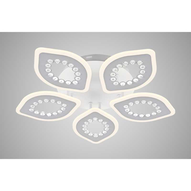 Lustra LED Leaf beads cu Telecomanda wifi 2.4G lumina/rece/calda/neutra intensitate reglabila