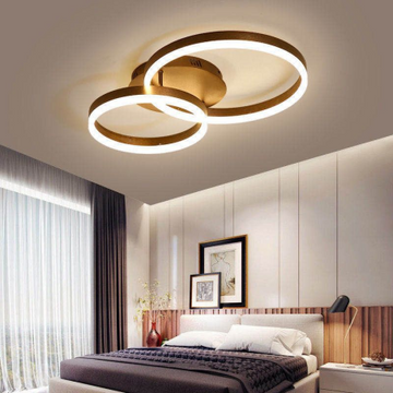 Lustra LED Maro 2 Cercuri cu Telecomanda wifi 2.4G lumina/rece/calda/neutra intensitate reglabila