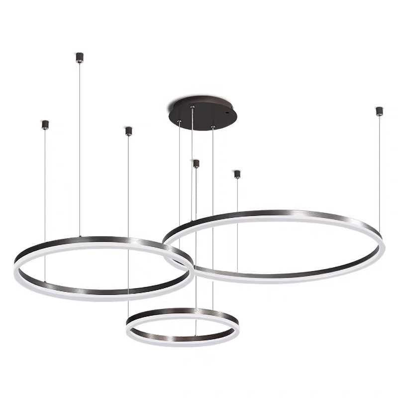 Lustra LED Maro 3cecuri 60cm+40cm+30cm cu Telecomanda wifi 2.4G lumina/rece/calda/neutra intensitate reglabila