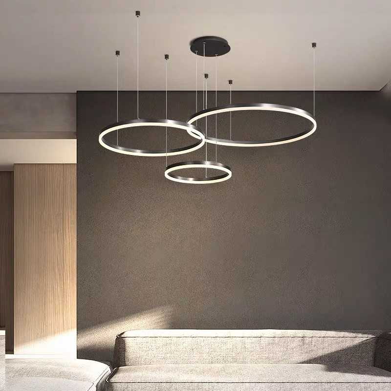Lustra LED Maro 3cecuri 60cm+40cm+30cm cu Telecomanda wifi 2.4G lumina/rece/calda/neutra intensitate reglabila