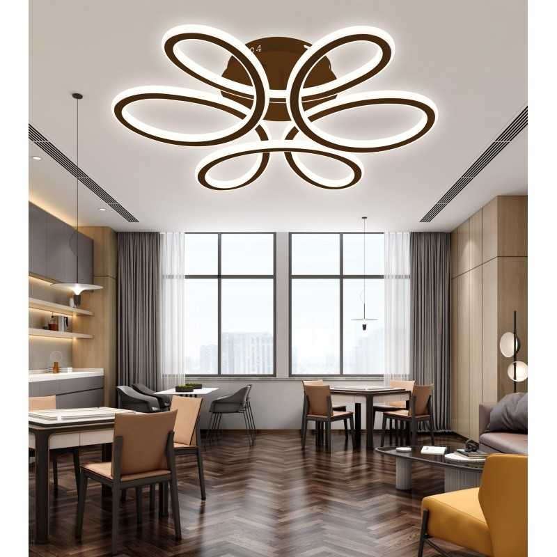 Lustra LED Maro cu Telecomanda wifi 2.4G cu 3 functii lumina/rece/calda/neutra