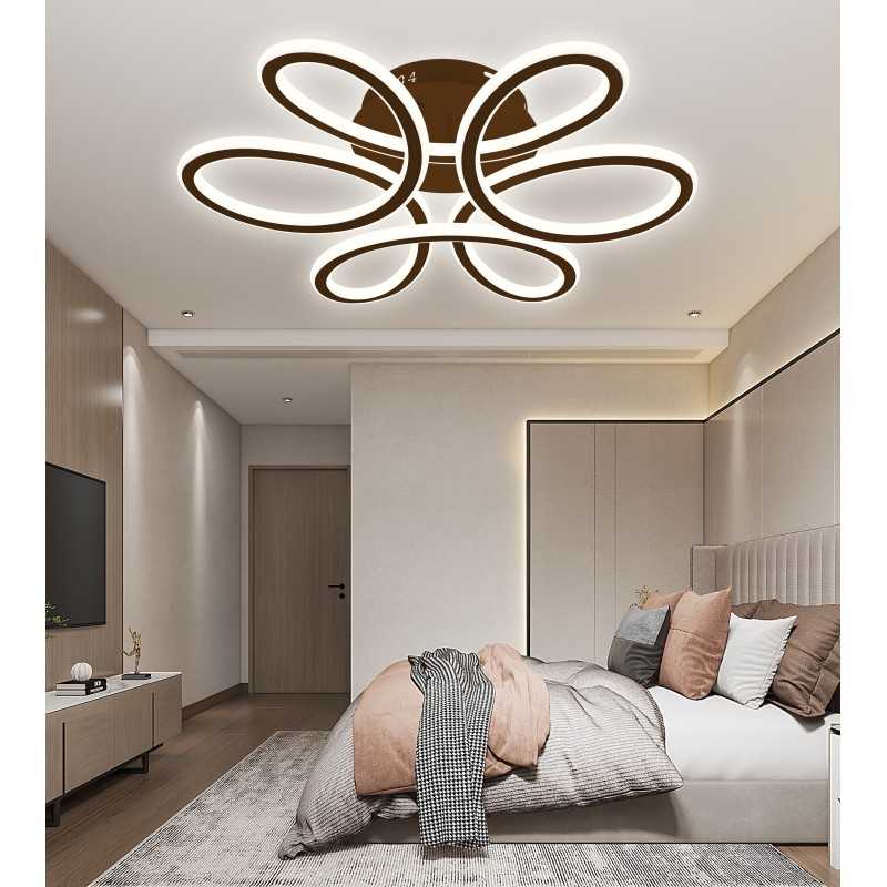 Lustra LED Maro cu Telecomanda wifi 2.4G cu 3 functii lumina/rece/calda/neutra