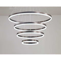 Lustra LED Maro Minimalist Ring cu Telecomanda wifi 2.4G Negru lumina/rece/calda/neutra intensitate reglabila