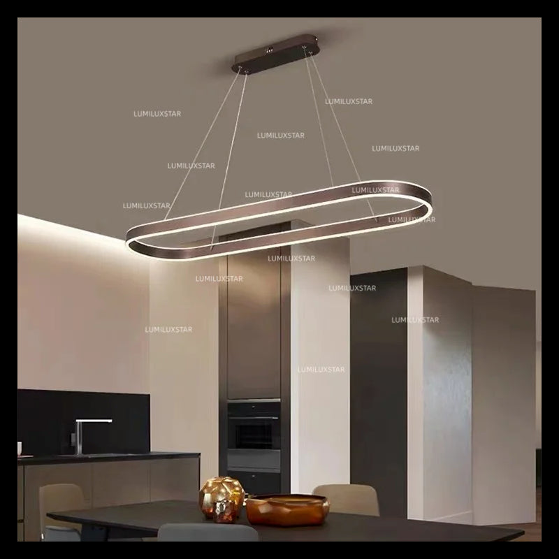 Lustra LED Minimalist Maro cu Telecomanda wifi 2.4G lumina/rece/calda/neutra intensitate reglabila