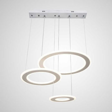 Lustra LED Minimalist Ring cu Telecomanda wifi 2.4G lumina/rece/calda/neutra intensitate reglabila