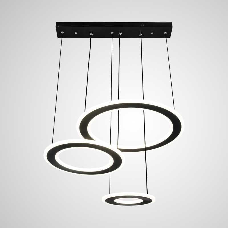 Lustra LED Minimalist Ring Maro cu Telecomanda wifi 2.4G lumina/rece/calda/neutra intensitate reglabila