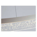 Lustra LED Minimalist, Ring, Transparent Bubbles cu Telecomanda wifi 2.4G cu lumina/rece/calda/neutra intensitate reglabila