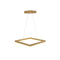 Lustra LED Minimalist Square cu Telecomanda wifi 2.4G 45cm Auriu lumina/rece/calda/neutra